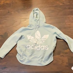 COPY - Size large teal Adidas hoodie